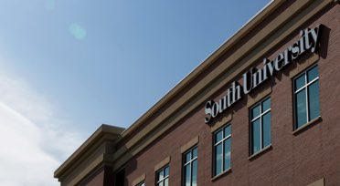 South University sign on building