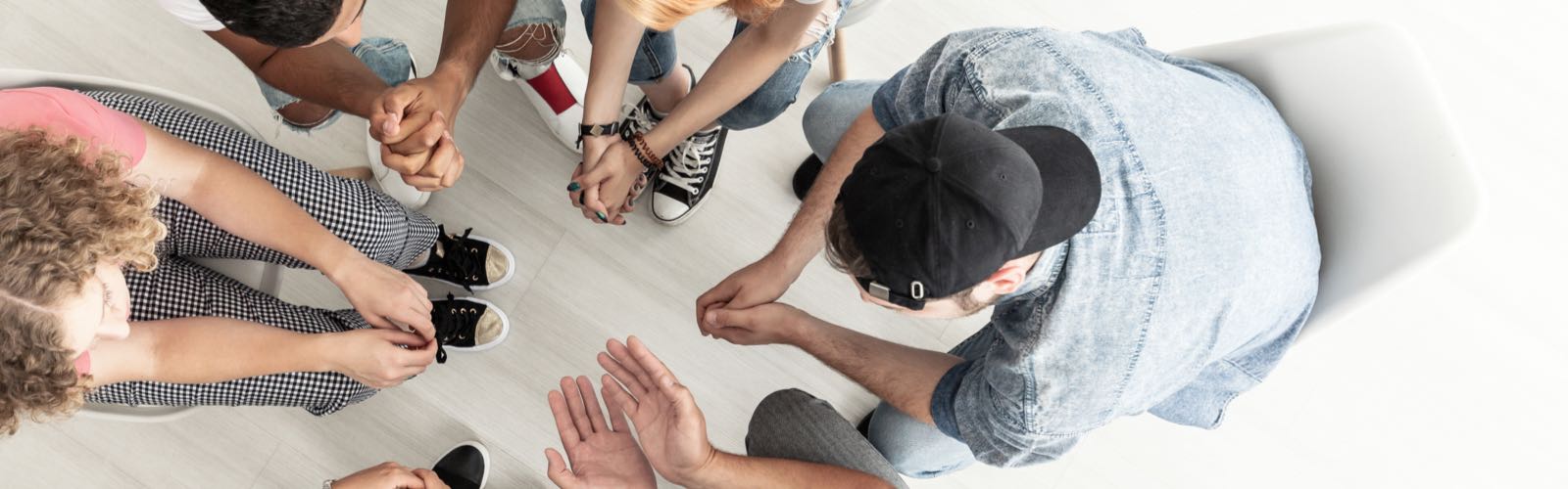 Group of people in counseling session